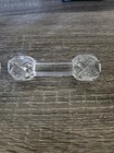 2 Vintage Glass Knife Rests — photo 2