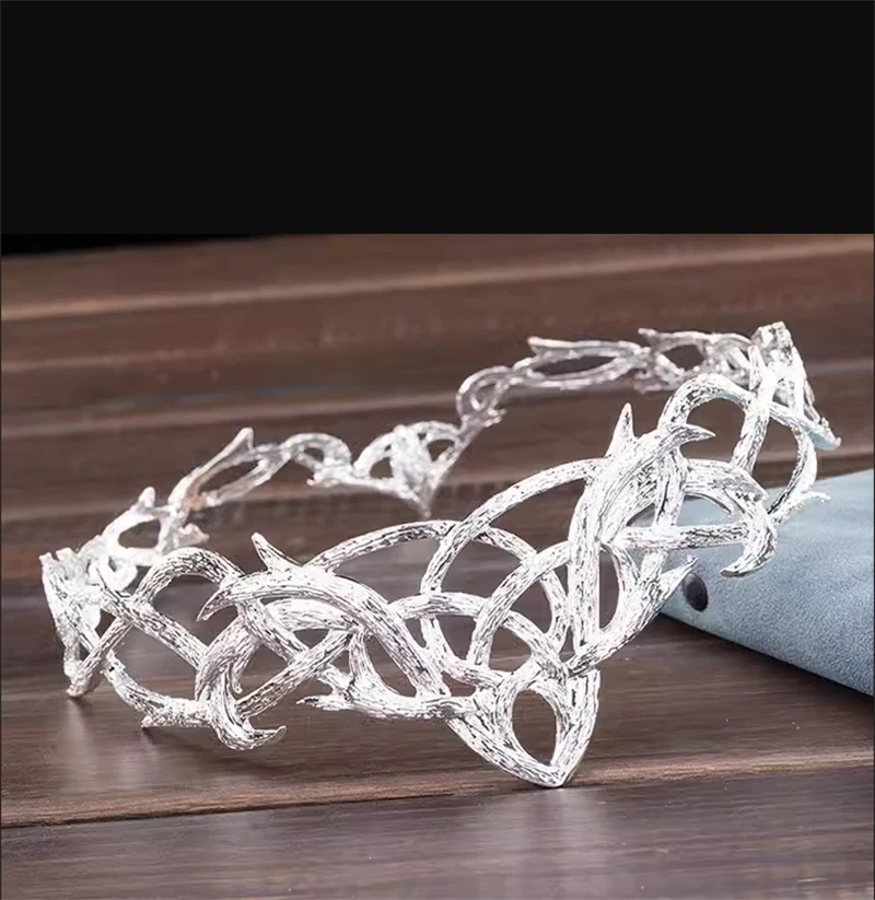 El Hobbit Thranduil Rey Elfo Corona Circlet Prendas para la cabeza Juegos con disfraces Accesorios Unisex Regalo Foto 3 de 3