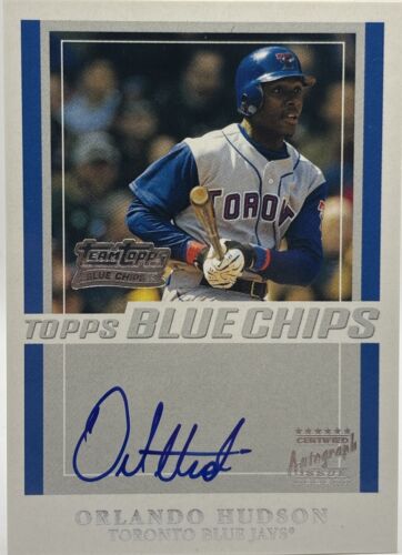2003 Topps - Orlando Hudson - Blue Chips Auto