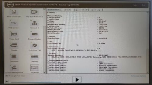 π« Dell Precision 5591 CAD/Design π« i7-8850H 15.6" FHD Touchscreen 16GB 1TB SSD - Picture 12 of 12