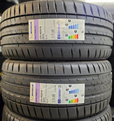 2x Michelin Pilot Sport 4S 225/40/18 225 40 ZR18 XL 92Y UHP Reifen 2254018 D+A
