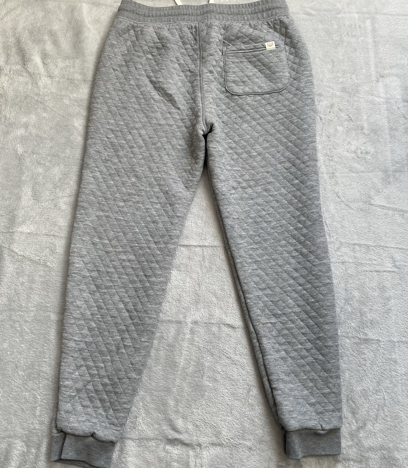 Marine Layer Pants Medium Men’s Corbet Quilted Jogger Sweatpants Gray