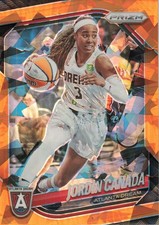2025 Panini Prizm WNBA - Jordin Canada Orange Cracked Ice