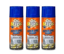 3 x DR MAGIC OVEN, GRILL & BBQ CLEANER HEAVY DUTY ACTION CLEANING SPRAY - 390ml 8.54 per litre