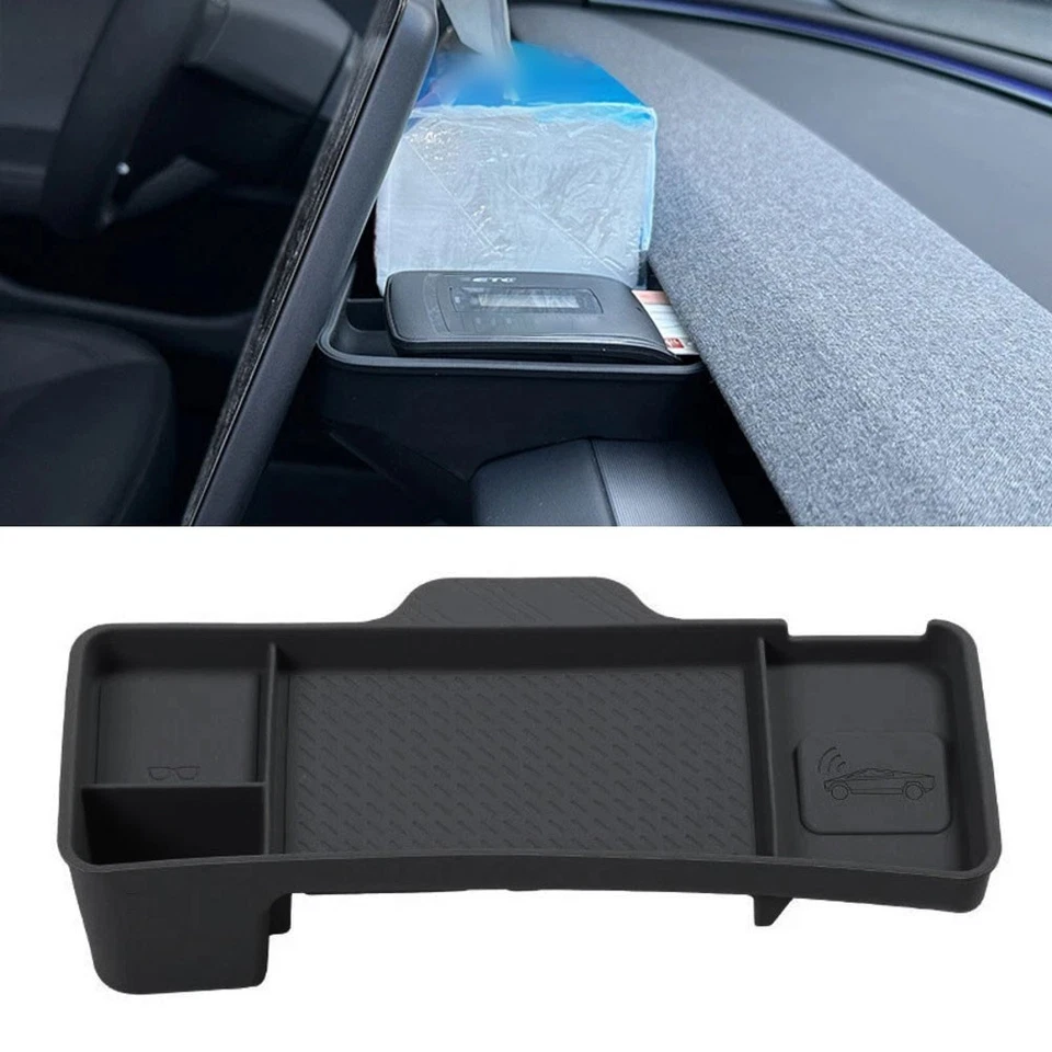 Storage Box for Tesla For Model Y 2025 For Juniper Center Console Behind Screen - Image 3 of 4
