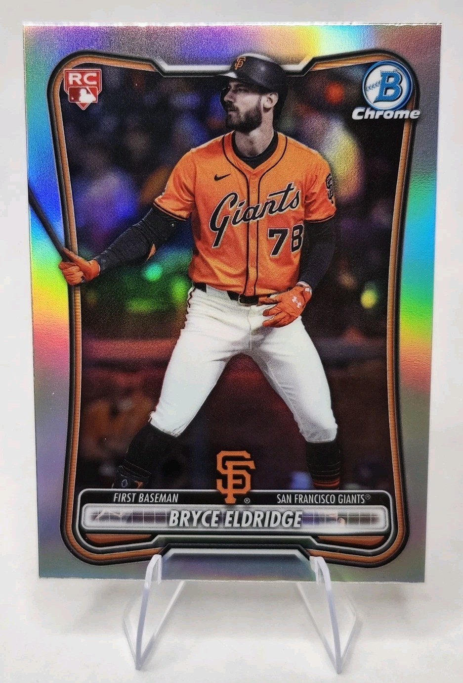 2026 Bowman - Bryce Eldridge #58 Sp Rookie Red Rc Chrome Variation (RC)