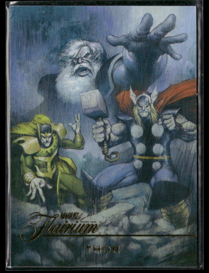 2023 Flair Marvel Flairium Level 2 THOR #FT-18 Collectible Card