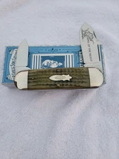 Case xx USA Elephant Toe Knife #6250 Green Bone King Of Beast 1 Of 6 NIB 