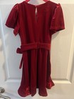 NWT GB Girls Red Velvet Christmas Holiday Dress Size 5 — photo 2