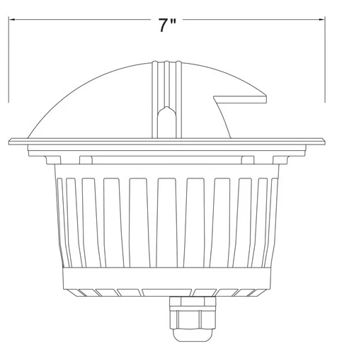 Hinkley Lighting 15712 Flare Uni-Directional LED In-Ground Well - Stainless - Picture 7 of 8