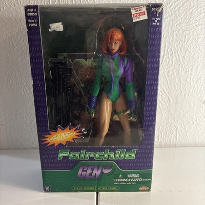 1999 DC Wildstorm Gen 13 Series 1 FAIRCHILD Action Figure Chromium Comic Book