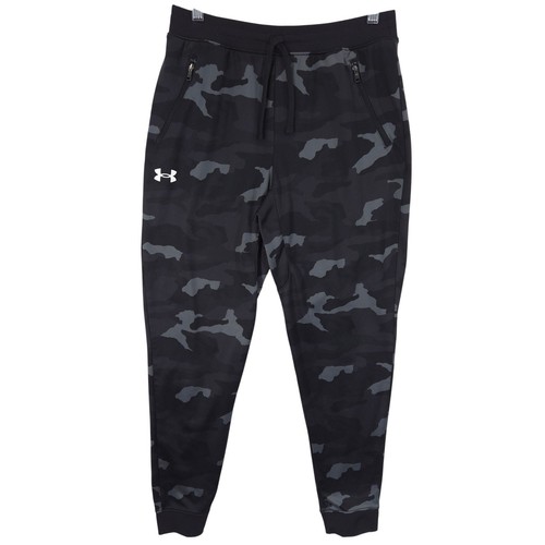 Under Armour Jogger Pants Boys Youth XL Gray Camo Athletic Gym Train Run Jog