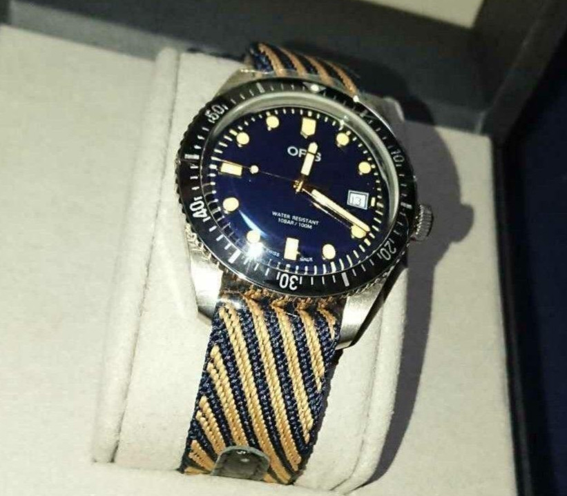 ORIS Divers 65 Sustainable Model 01 733 7720 4035 Blue Dial Automatic SDGs