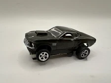 Vintage Nu-Rora Road Race Slot Car HO Mustang Boss 429 Black