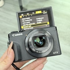 Canon PowerShot G7X Mark III(g7x3)20.2MP 4K Digital Camera 4.2x Zoom -95%new