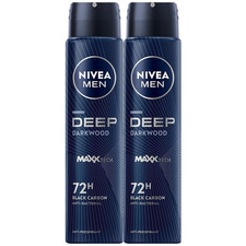 Nivea Men Deep Darkwood MaxxTech 72 Hour Spra...