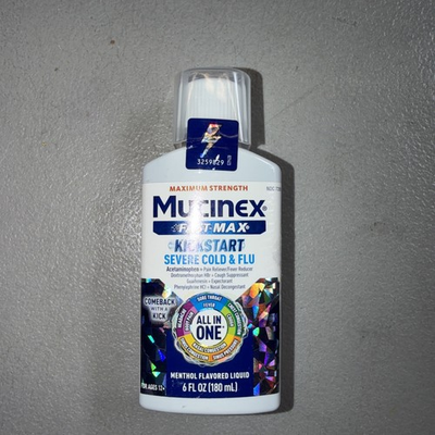 #ad Mucinex Fast Max Kickstart Severe Cold and Flu Medicine Liquid E $5.99