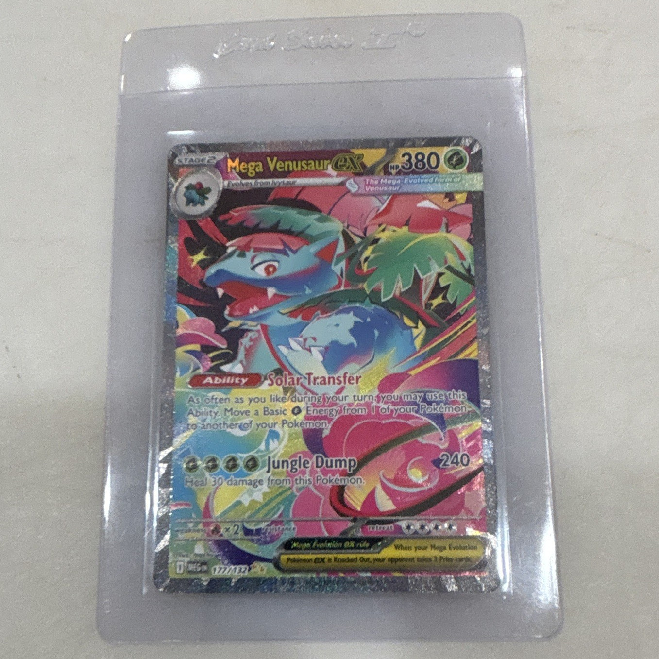 The Pokémon Company Mega Venusaur EX 2/108 Evolutions Full Art Holo Ultra Rare