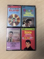 Elvis Presley Cassette Lot 4 RCA Gold Records Girl Happy Harum Scarum