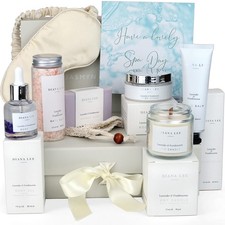 Luxury Spa Gift Basket for Women Mother Sister Birthday Gifts Self Care Kit