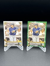 2022 Topps Gypsy Queen - Cal Raleigh #185 Base & Green (RC x2)