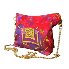 Hermes Fantaisies Indiennes Vintage Silk Scarf Crossbody Bag