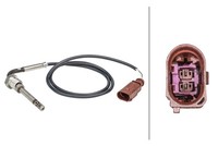 Vor RußPartikelfilter Hella 6PT 358 181-321 Sensor, Abgastemperatur FüR VW