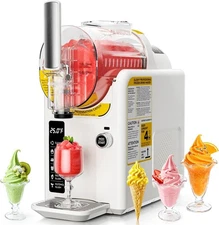 2 IN1 88oz Slushy Ice Cream Maker Slushie Machine for Home Self Cleaning 5Preset