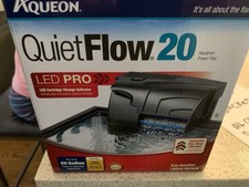 Aqueon QuietFlow 20 LED PRO Power Filter, Fresh Water, 30 gal, 125 GPH