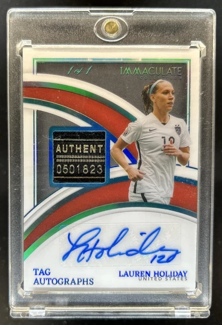 2022-23 Panini Immaculate Lauren Holiday Tag Patch Auto Autograph #1/1 USA