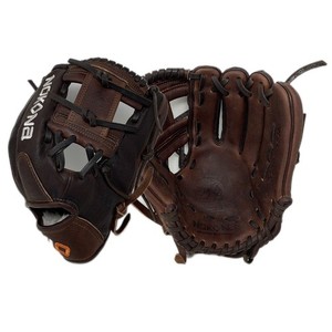 Gant Baseball Nokona Jeunesse 11.25 Pouces - Gaucher, Cuir Brun, Pour Joueur Avancé (infield), Made In USA