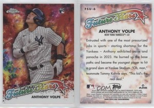 2023 Topps Chrome Update Future Stars Anthony Volpe #FSU-6 Rookie RC