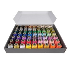 Mixed Color Embroidery Thread Set 8 pcs / 63 pcs 15 Gr Polyester