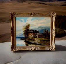 Landschaftsgemälde Öl auf Leinwand  signiert!