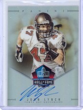 John Lynch Hall of Fame On-Card Auto /50: 2025 Panini America. TB HOF Safety! 🔥