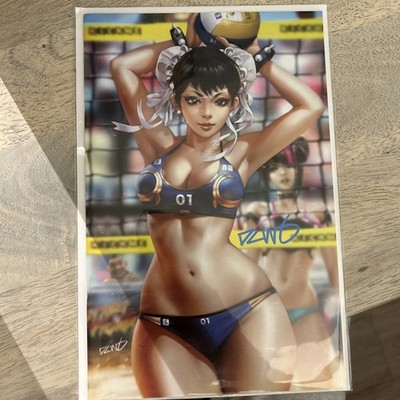 STREET FIGHTER SWIMSUIT SPECIAL 2024 DERRICK CHEW VIRGIN SIGNED COA