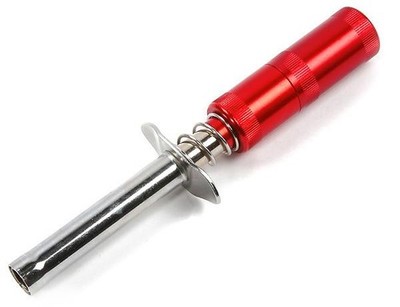 Robitronic / Glühkerzenstarter Rot mit auswechselbaren AA 1800mAh Akku / R06102