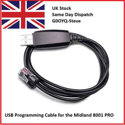 Midland Programmierkabel Für Midland 8001 Pro Und Jopix HAM-10 Funkgerät