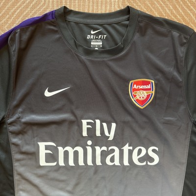 NEW XL Nike Arsenal 13/14 2013 Pre Match Shirt Training Top Navy