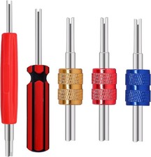 Tire Valve Stem Removal Tool Kit for R12 R134a Air Conditioning Valves