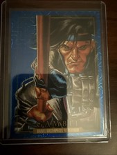 Gambit - 2024 Marvel Masterpieces ‘92 Platinum #29 Blue Traxx