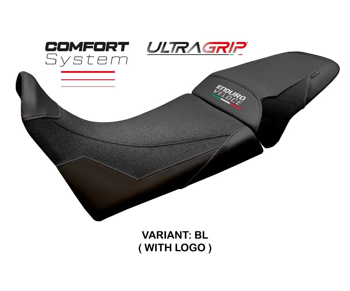 Seat cover Hajek UGrip Comfort Black + logo Tpz comp MV AGUSTA END VEL 2024 2026