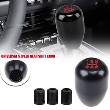 Red Black 5 Speed Car Gear Stick Shift Knob Manual Mt Racing Shifter Universal