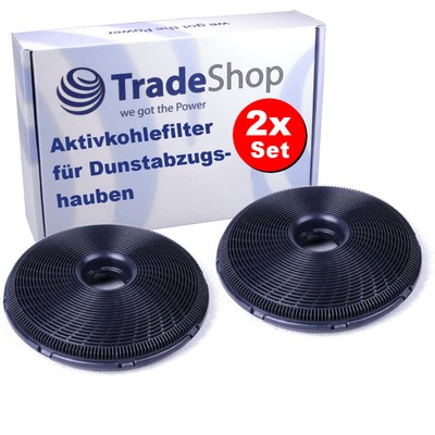 2x Kohlefilter Ø190mm für Sauter, De Dietrich, Westinghouse Dunstabzugshauben