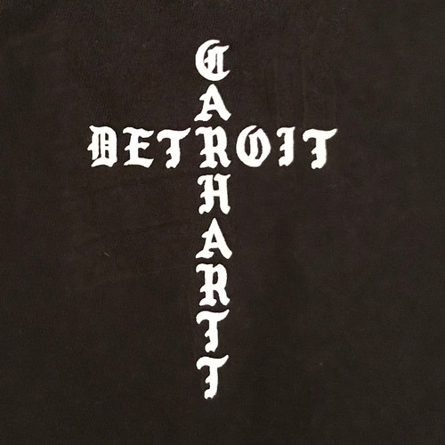 Camiseta Carhartt Detroit Negra Talla L (RARA) - Imagen 4 de 9