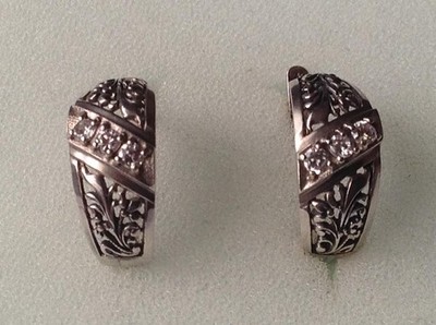 Ohrringe Sterling Silber 925 Zirkonia Geschenk, 214