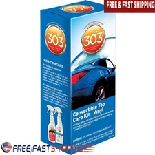 Vinyl Top Cleaner & Protectant Kit Convertible Tonneau Covers Automotive Care US