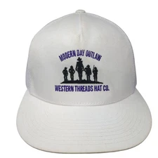 Modern Day Outlaw Wester Threads Hat Trucker Hat White OS The Classics Yupoong