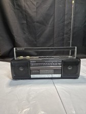 Sony CFS-210 AM/FM Stereo Cassette Sound Rider Boombox - Radio Works READ