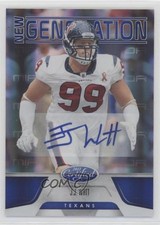 2011 Certified New Generation Mirror Blue 11/100 JJ Watt #186 Auto 1q7